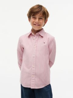 Essential Regular Fit Button-Down Oxford Shirt — Red 1