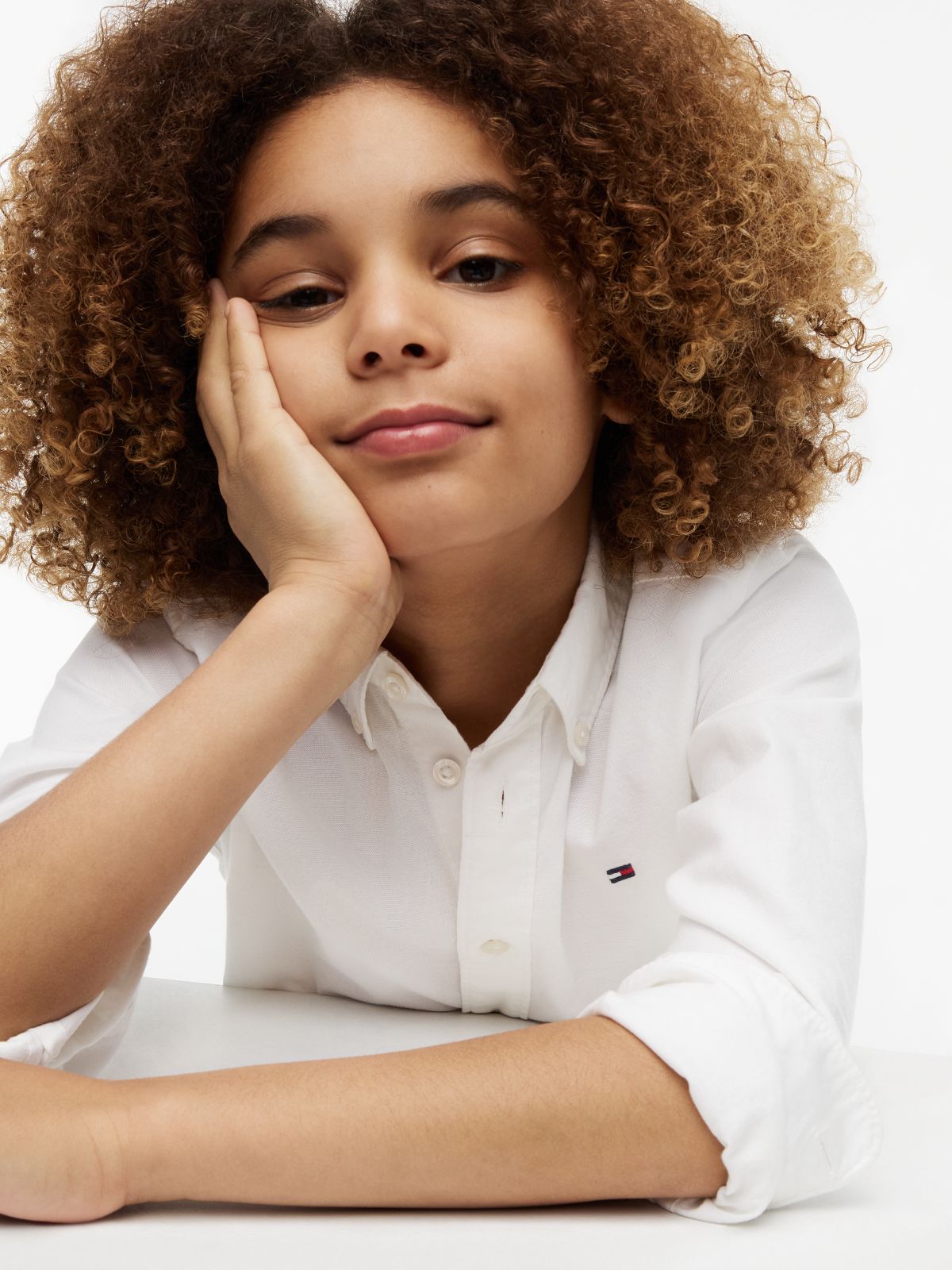 Essential Regular Fit Button-Down Oxford Shirt — White