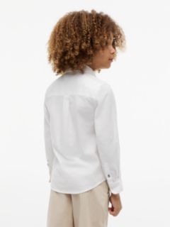 Essential Regular Fit Button-Down Oxford Shirt — White 4