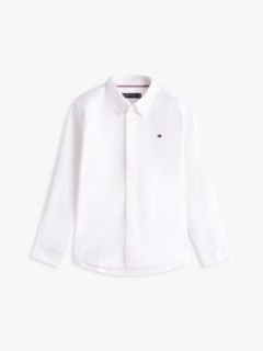 Essential Regular Fit Button-Down Oxford Shirt — White 5