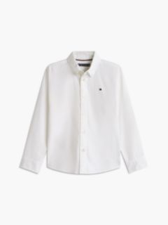 Essential Regular Fit Button-Down Oxford Shirt — White 6