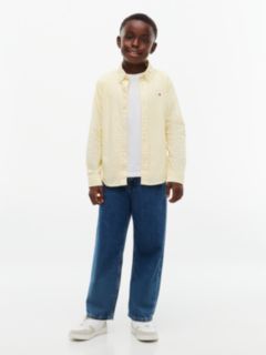 Essential Regular Fit Button-Down Oxford Shirt — Yellow 2