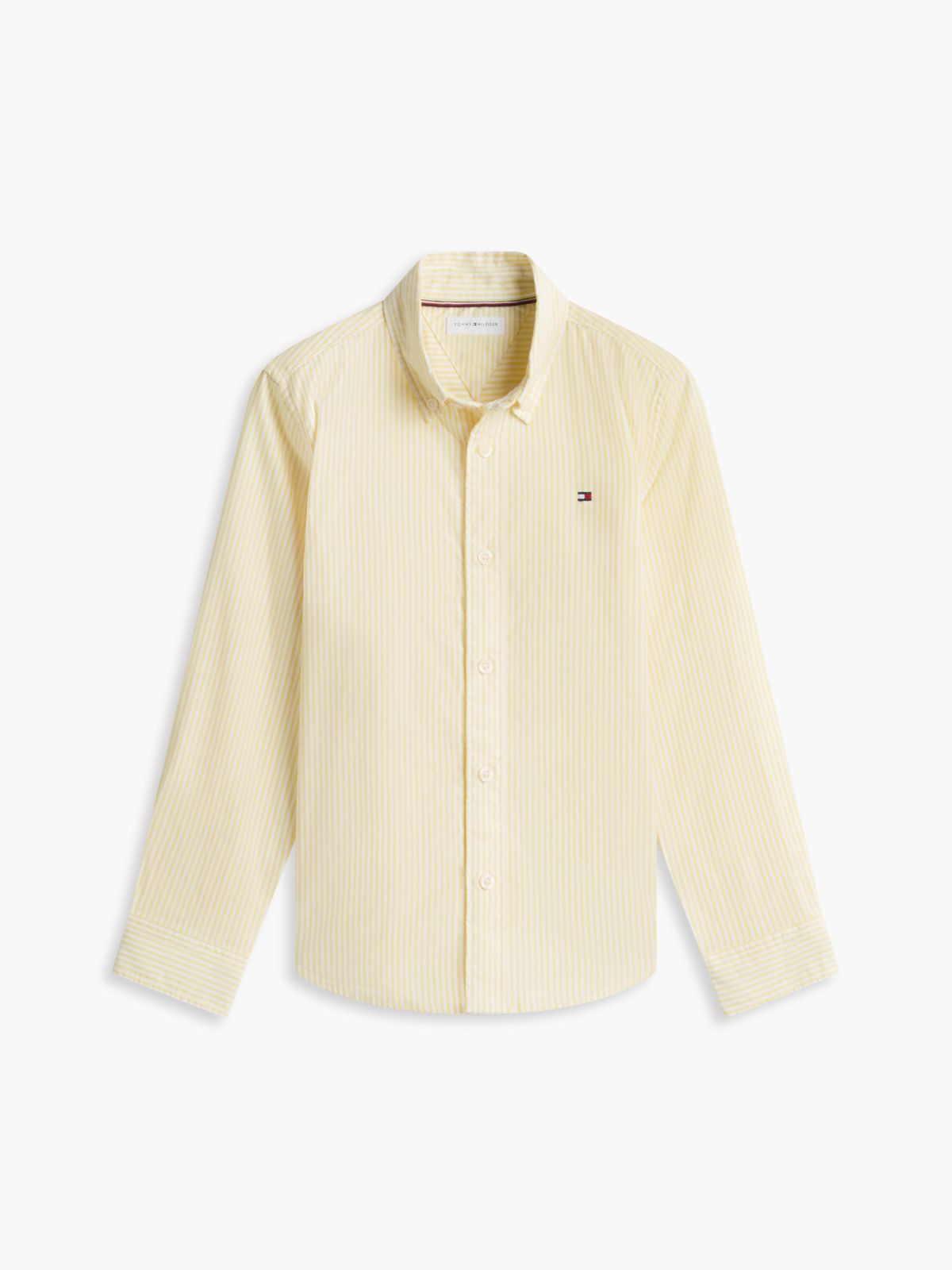 Essential Regular Fit Button-Down Oxford Shirt — Yellow