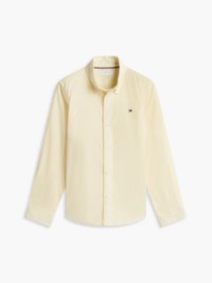 Essential Regular Fit Button-Down Oxford Shirt — Yellow 5