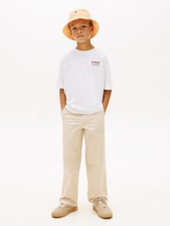 Back Graphic Crew Neck T-Shirt — White 3