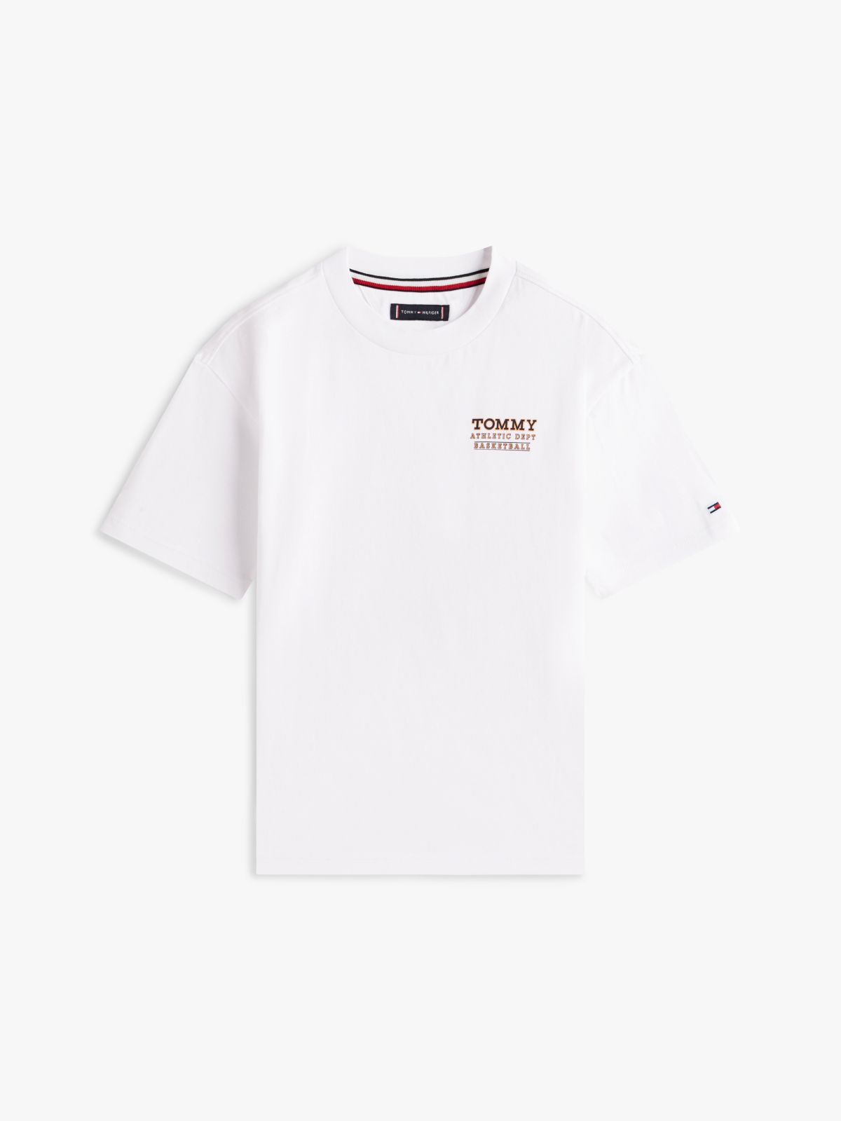 Back Graphic Crew Neck T-Shirt — White
