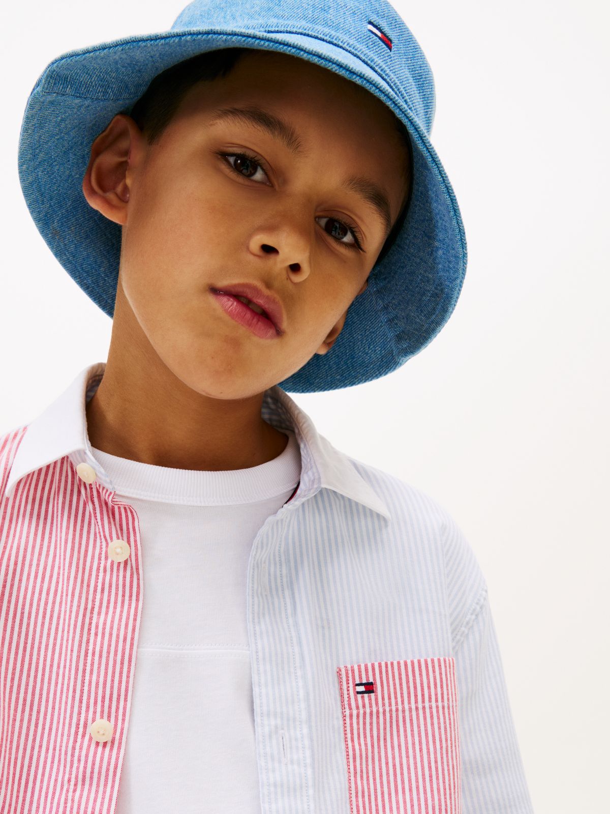 Ithaca Stripe Oxford Shirt — Red