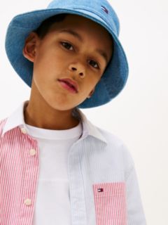 Ithaca Stripe Oxford Shirt — Red 2