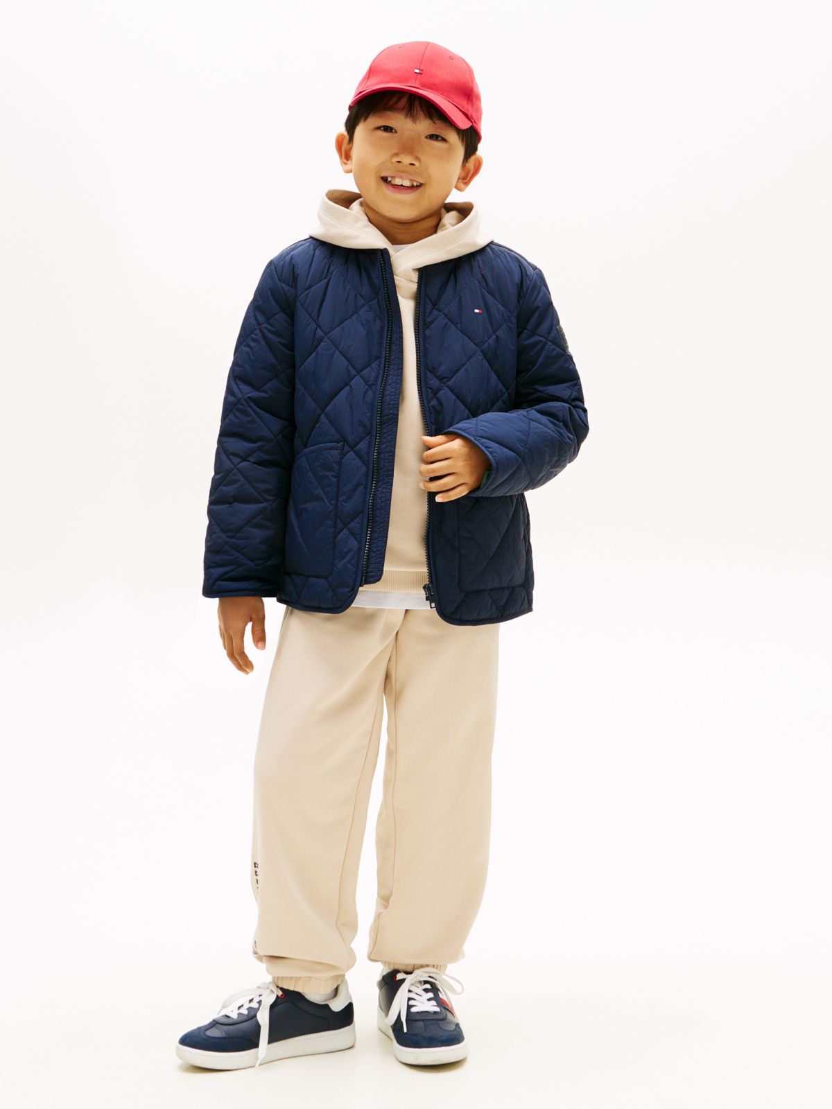 Lightweight Quilted Zip-Thru Jacket — Blue