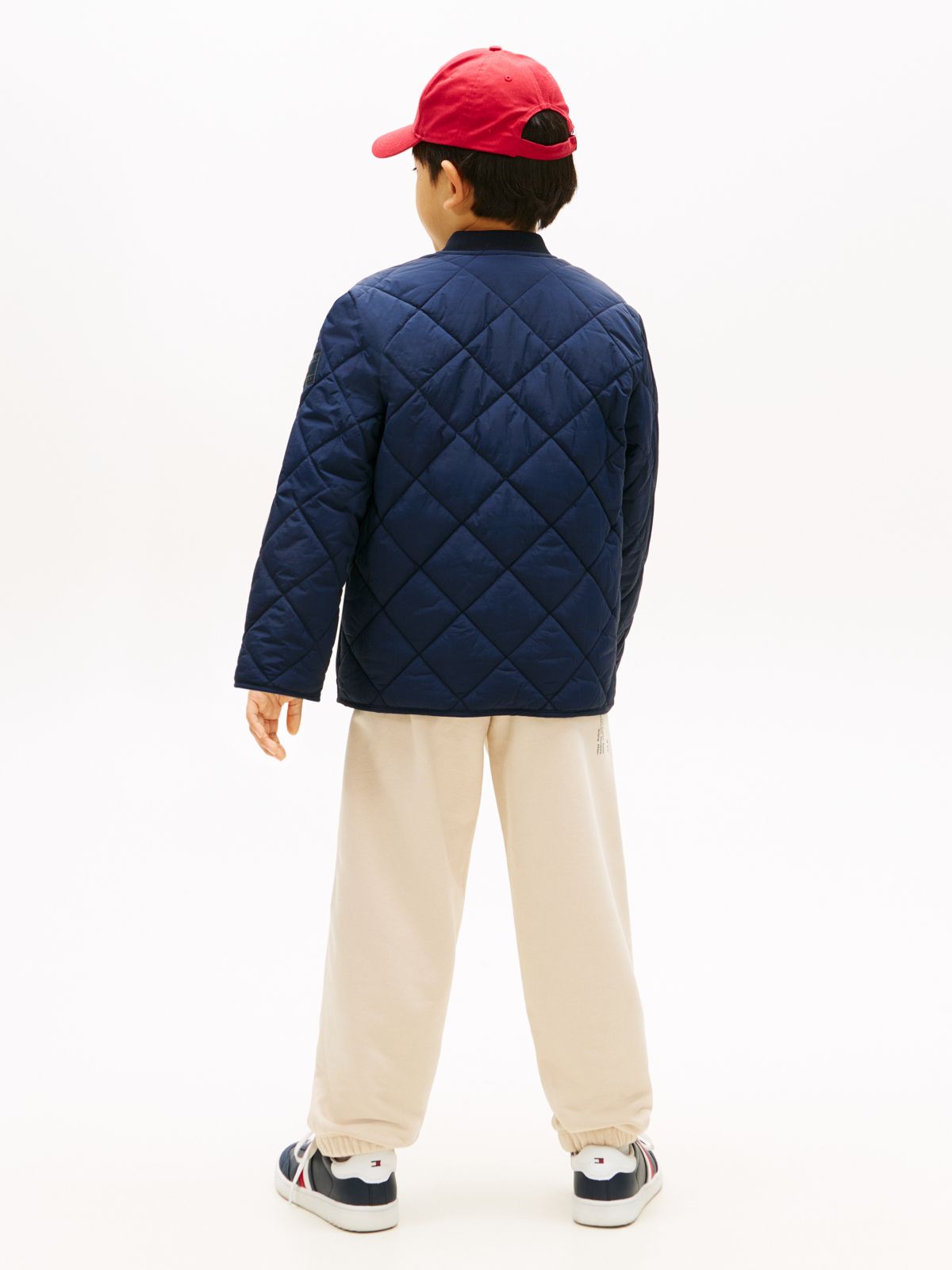 Lightweight Quilted Zip-Thru Jacket — Blue