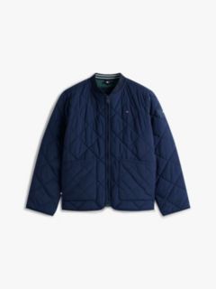 Lightweight Quilted Zip-Thru Jacket — Blue 5