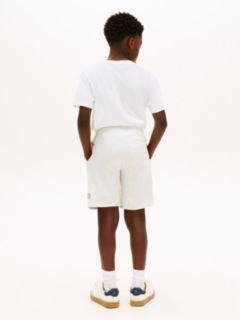 Terry Wide Leg Sweat Shorts — Grey 4