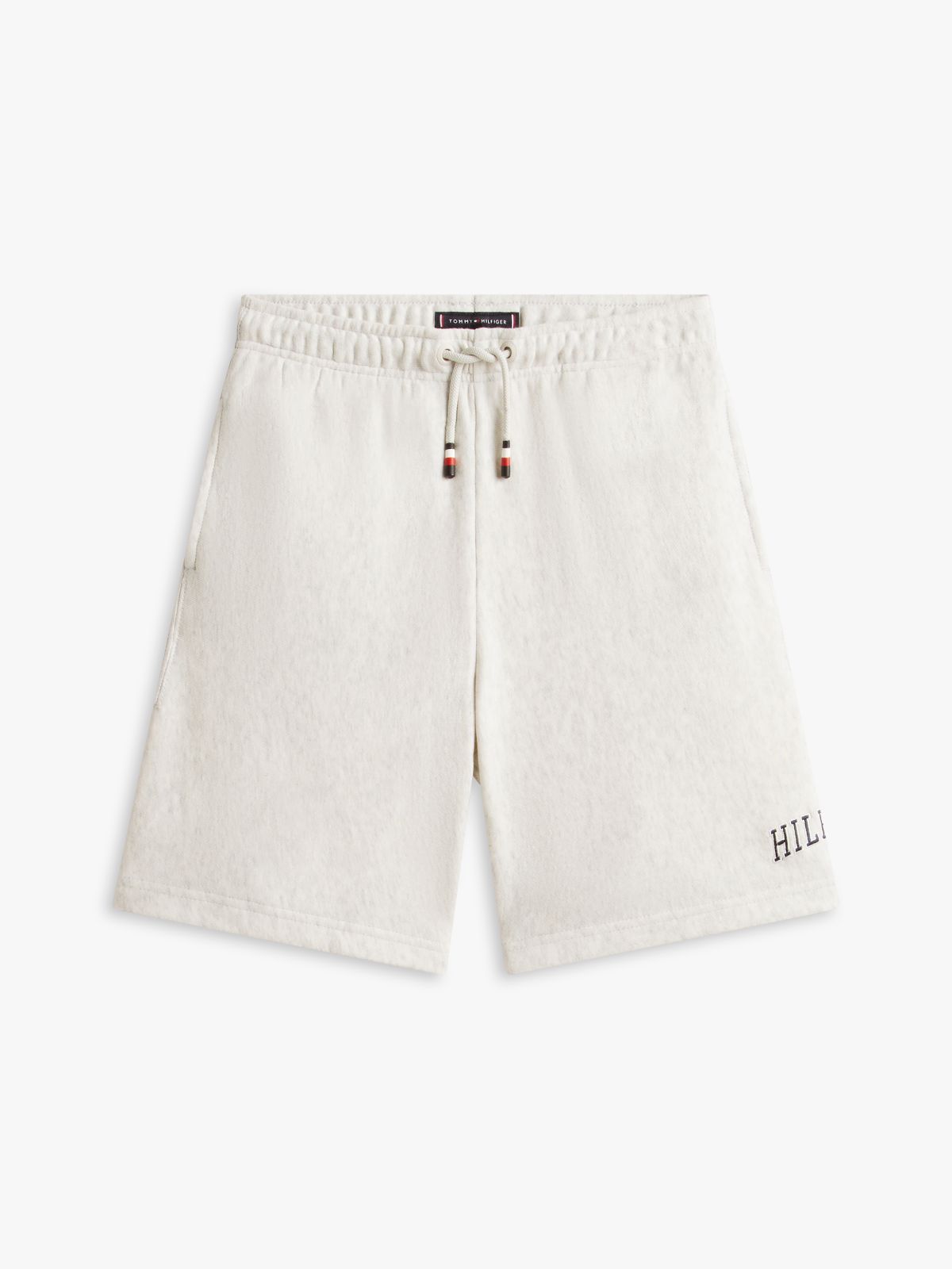 Terry Wide Leg Sweat Shorts — Grey