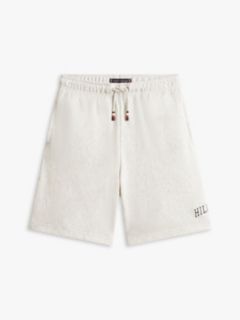 Terry Wide Leg Sweat Shorts — Grey 5