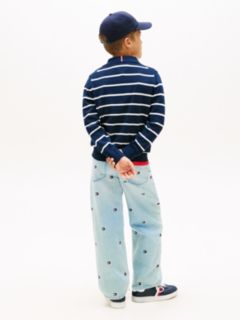 Essential Polo Collar Jumper — Blue 4