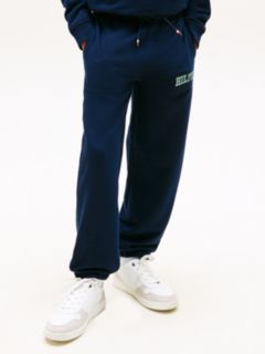 Logo Embroidery Terry Joggers — Blue 2