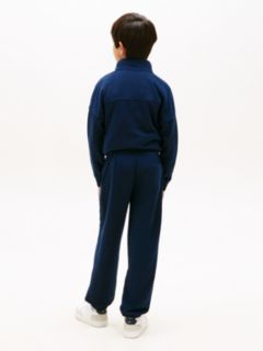 Logo Embroidery Terry Joggers — Blue 4