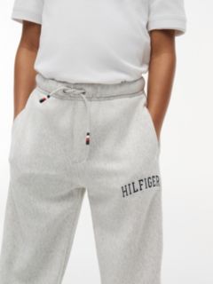 Logo Embroidery Terry Joggers — Grey 3