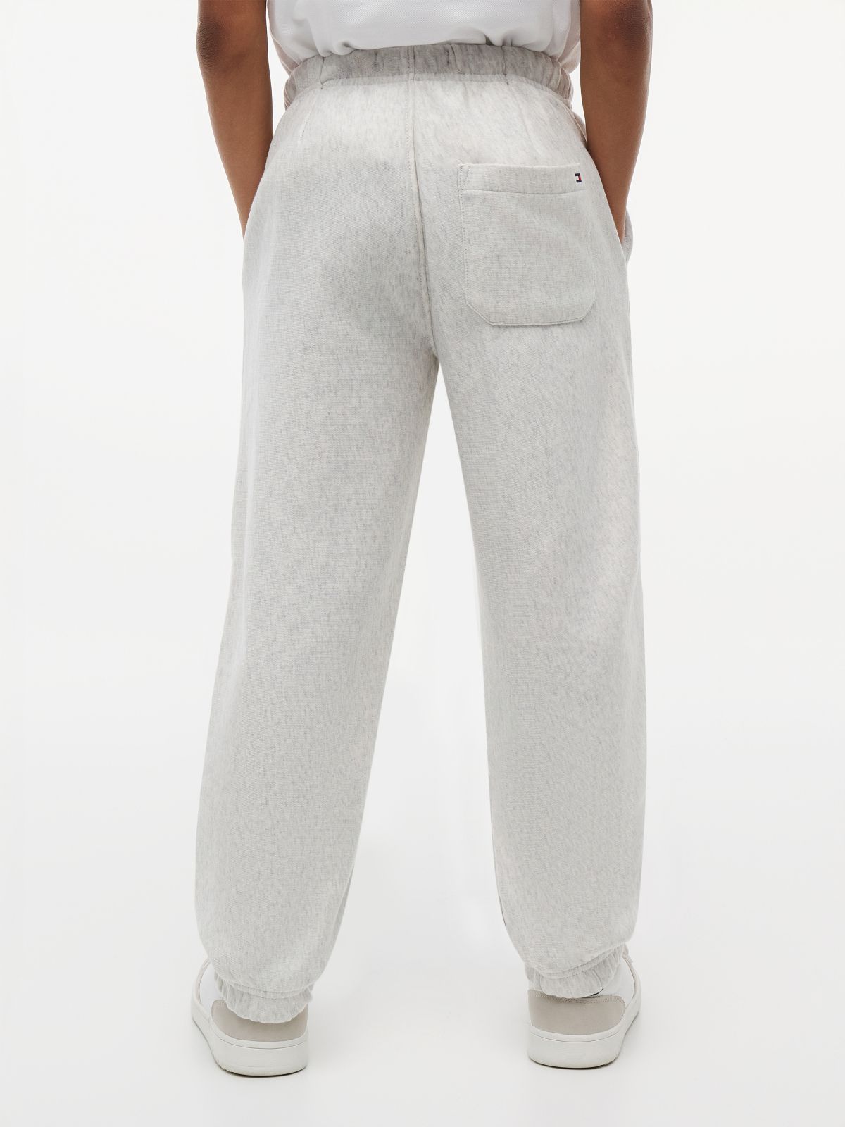 Logo Embroidery Terry Joggers — Grey