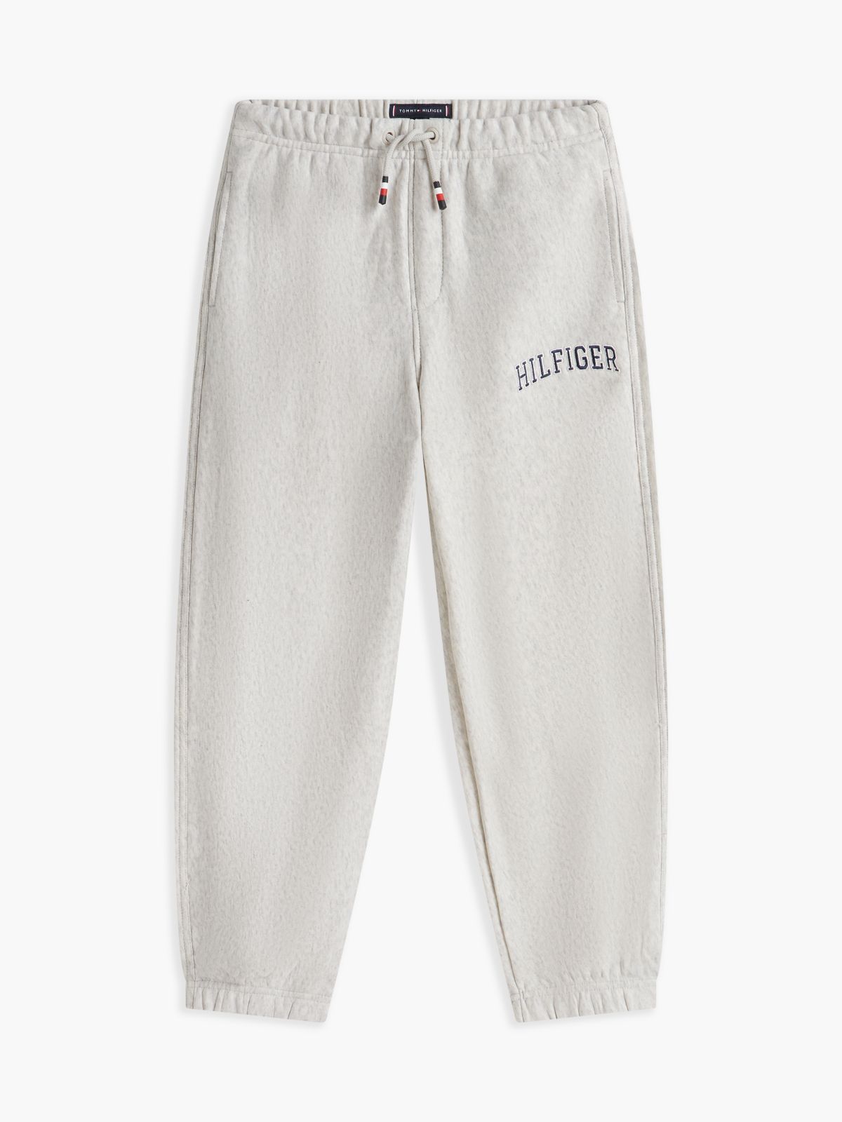 Logo Embroidery Terry Joggers — Grey