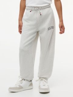 Logo Embroidery Terry Joggers — Grey 1