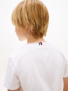 Logo Crew Neck Jersey T-Shirt — White 2