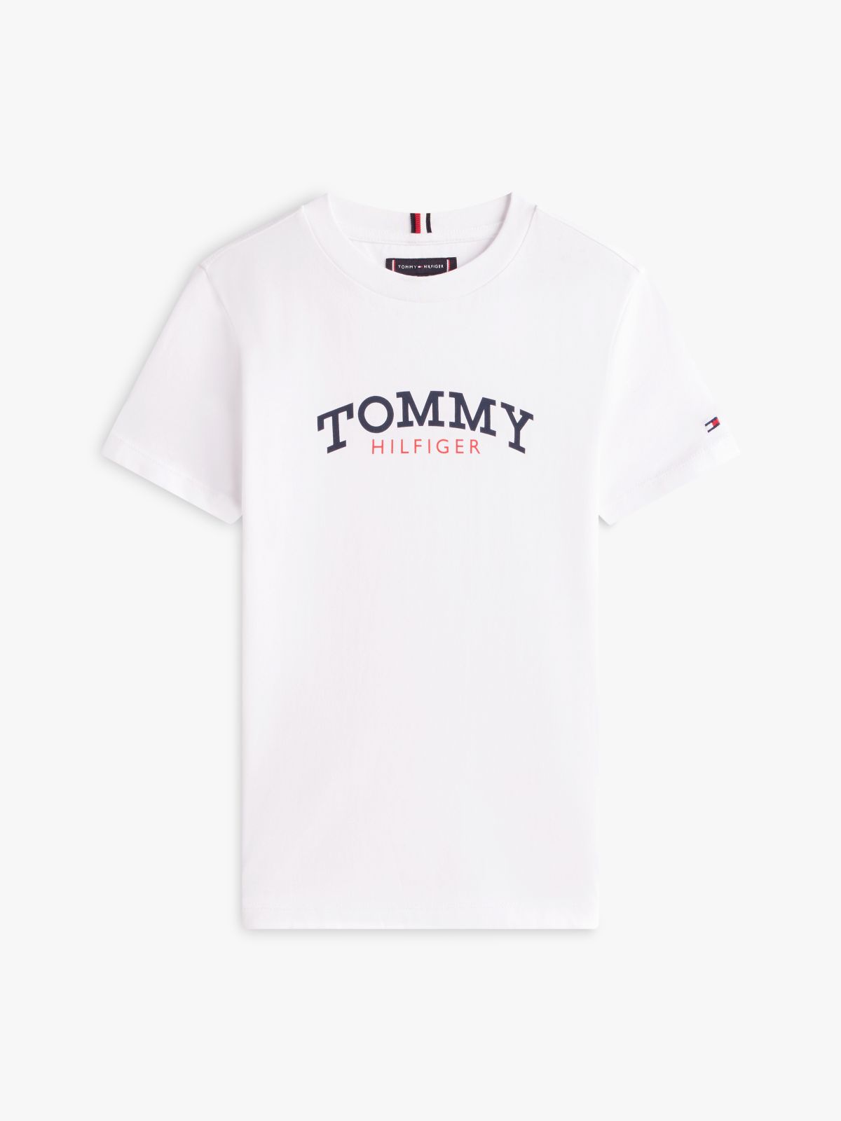 Logo Crew Neck Jersey T-Shirt — White