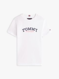 Logo Crew Neck Jersey T-Shirt — White 5