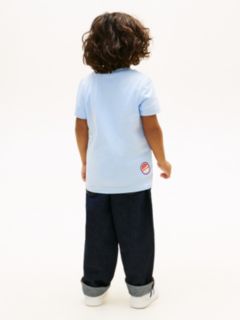 Graphic Print Jersey T-Shirt — Blue 4