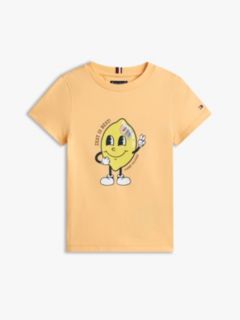Graphic Print Jersey T-Shirt — Orange 5