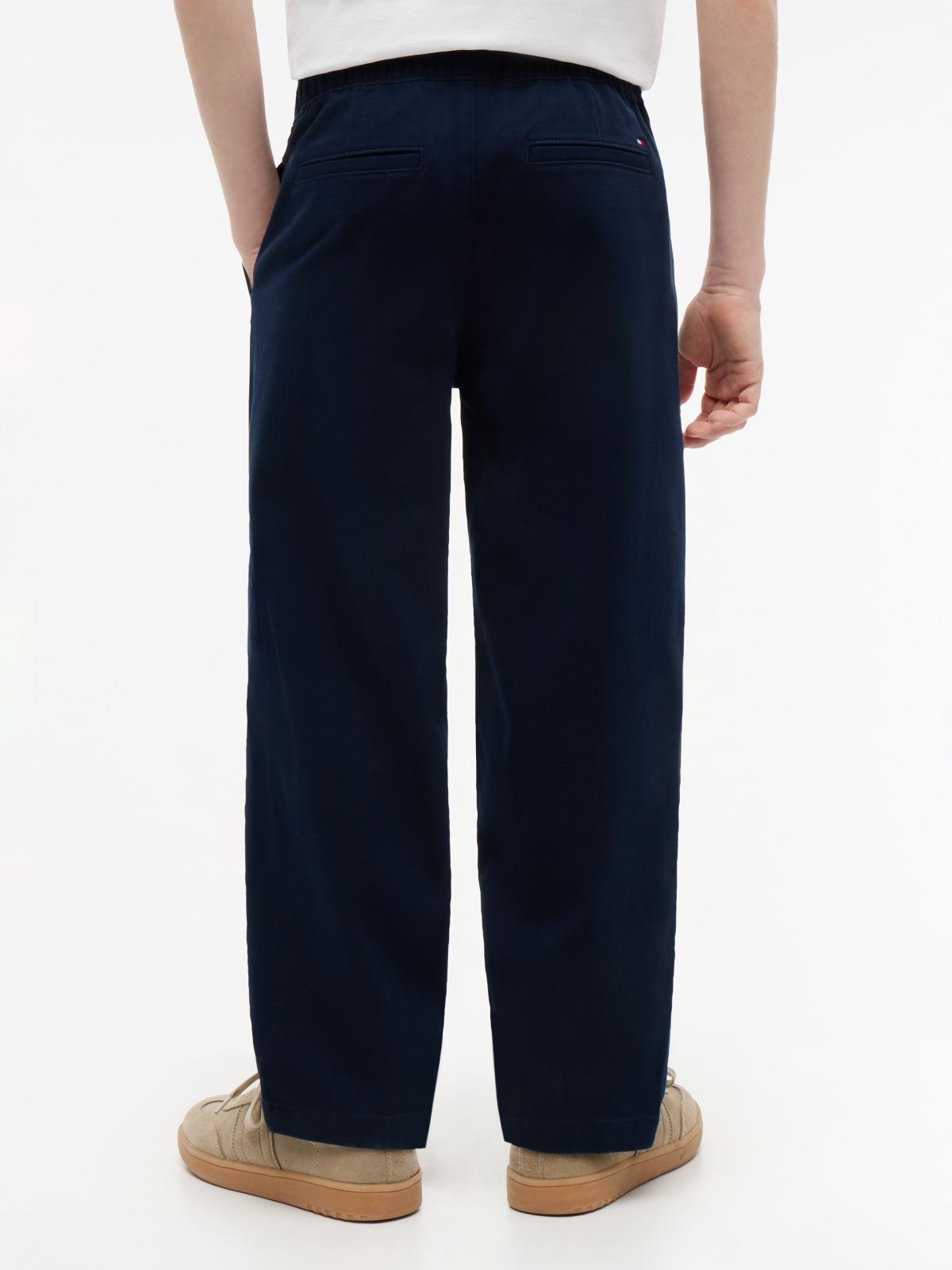 Essential Loose Twill Trousers — Blue