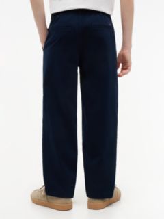Essential Loose Twill Trousers — Blue 4