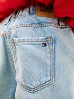 Faded Wide Leg Jeans — Blue 3