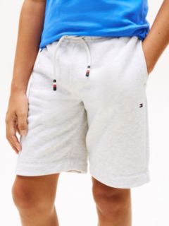 Brushed Fleece T-Shirt And Sweat Shorts Set — Blue 3