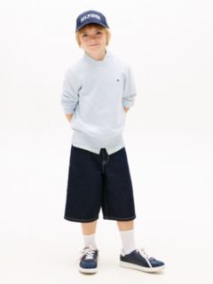Essential Crew Neck Jumper — Blue 3