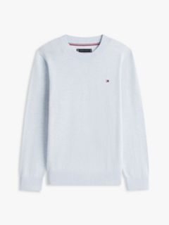 Essential Crew Neck Jumper — Blue 5