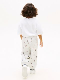 Print Terry Cuffed Joggers — Grey 4