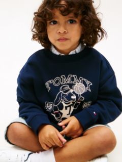 Graphic Logo Terry Sweatshirt — Blue 2