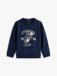 Graphic Logo Terry Sweatshirt — Blue 5