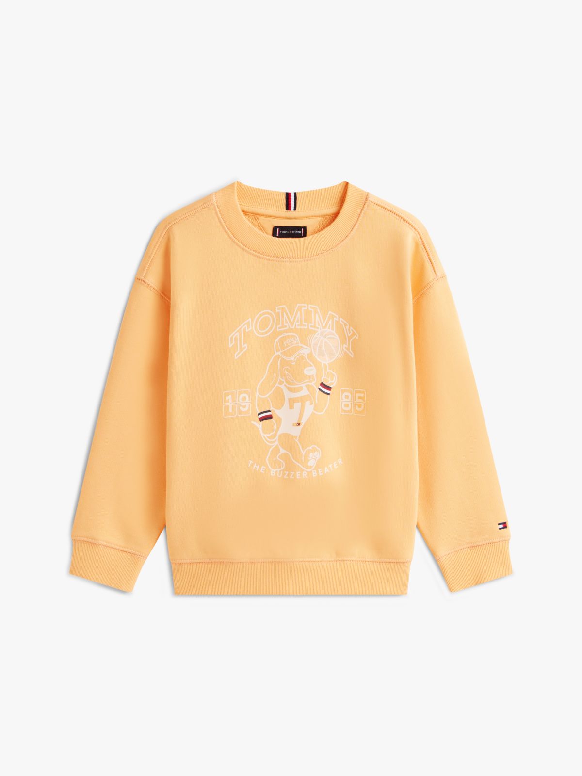 Graphic Logo Terry Sweatshirt — Orange
