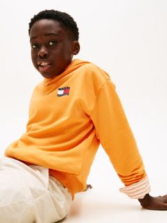 Wavy Flag Terry Hoody — Orange 2