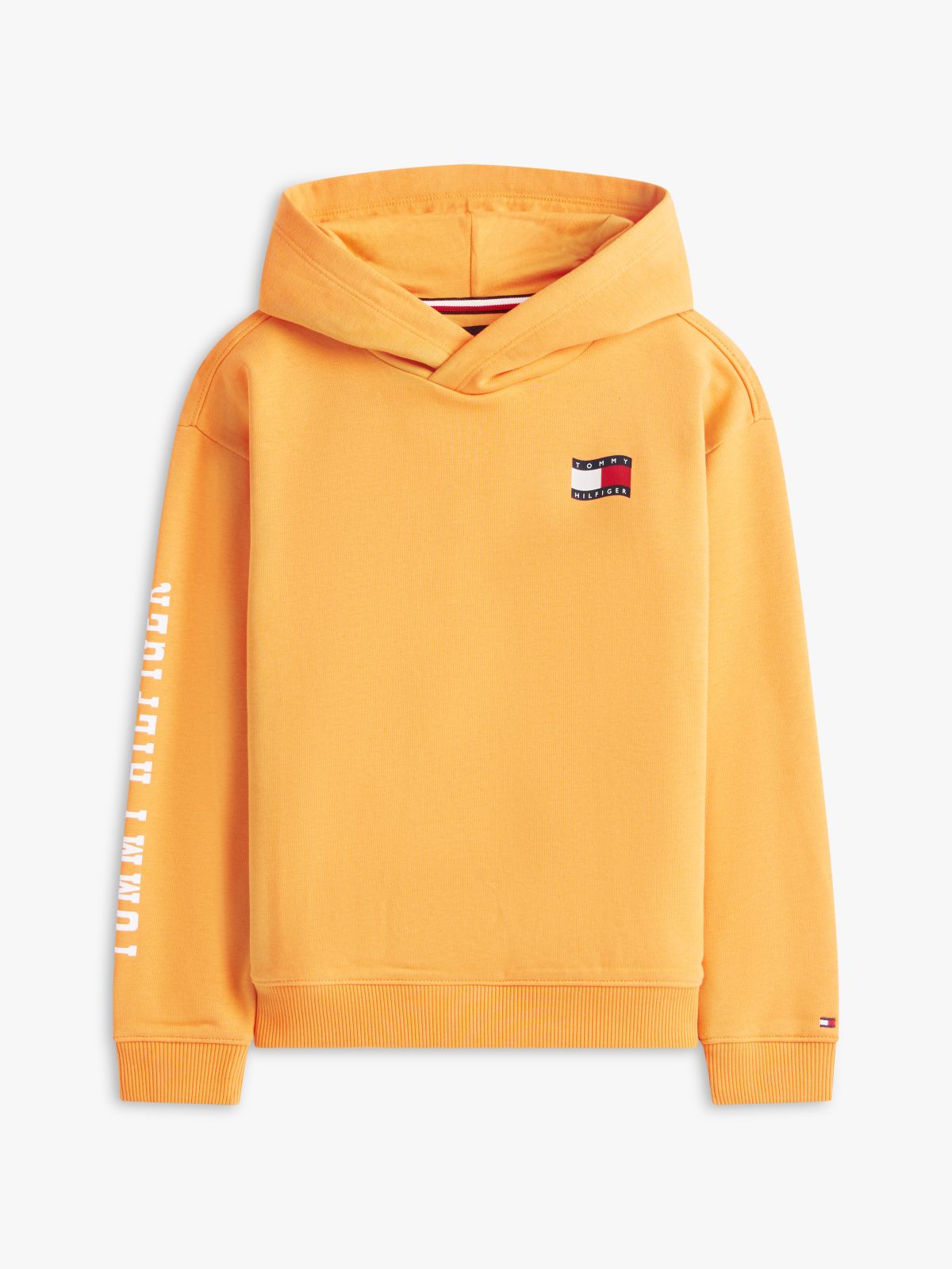 Wavy Flag Terry Hoody — Orange