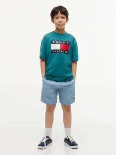 Flag Logo Jersey Crew Neck T-Shirt — Green 2
