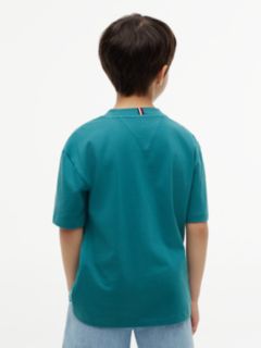 Flag Logo Jersey Crew Neck T-Shirt — Green 4