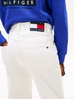 Heritage Loose White Jeans — White 3