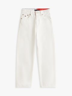 Heritage Loose White Jeans — White 5