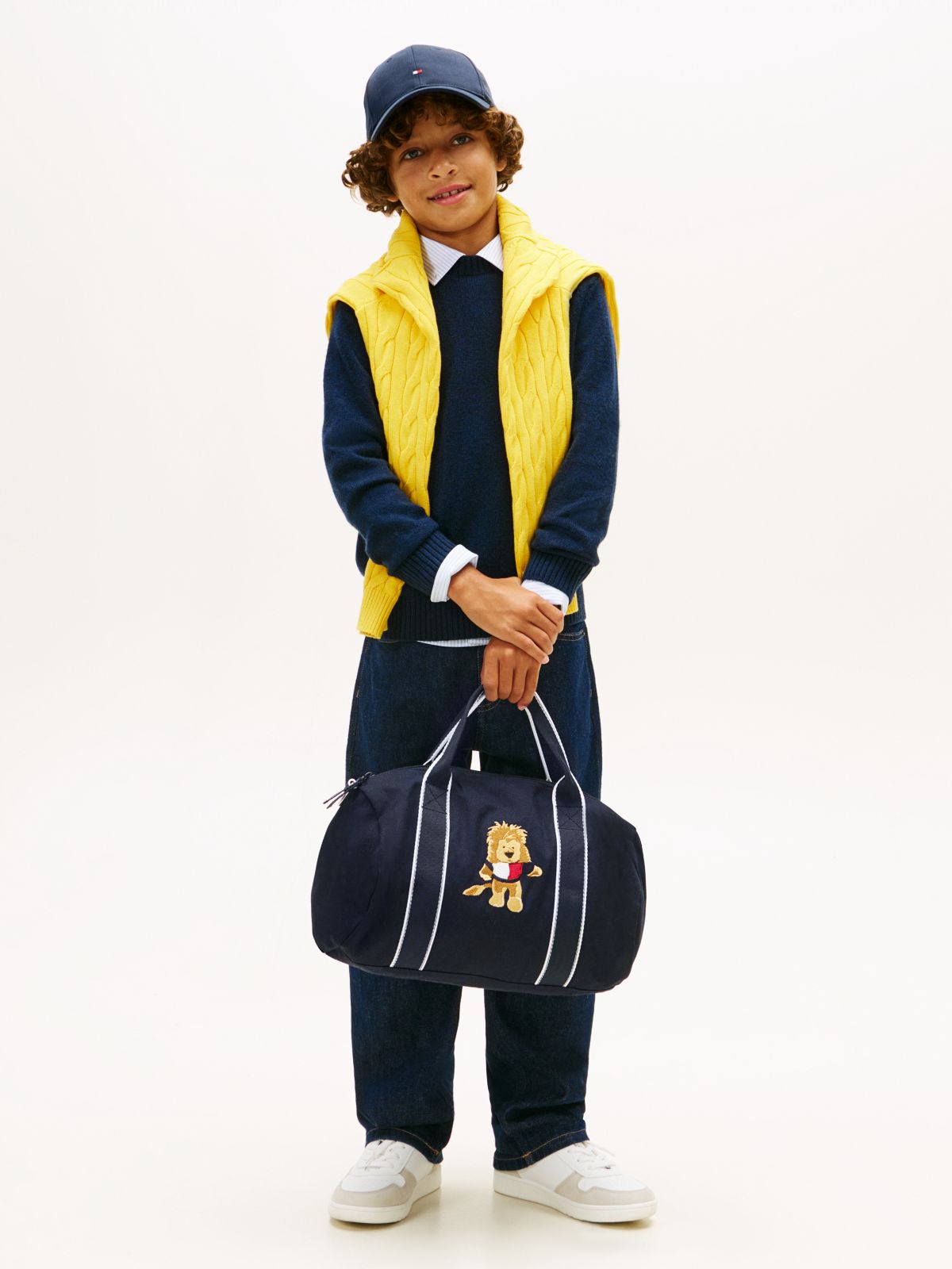 Essential Pure Lambswool Jumper — Blue