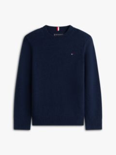 Essential Pure Lambswool Jumper — Blue 5