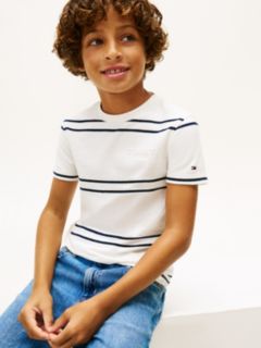 Essential Embossed Logo Jersey T-Shirt — White 2