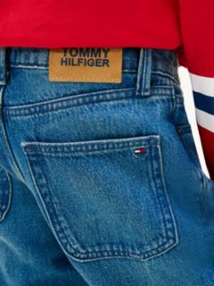 Dark Wash Straight Leg Jeans — Blue 3